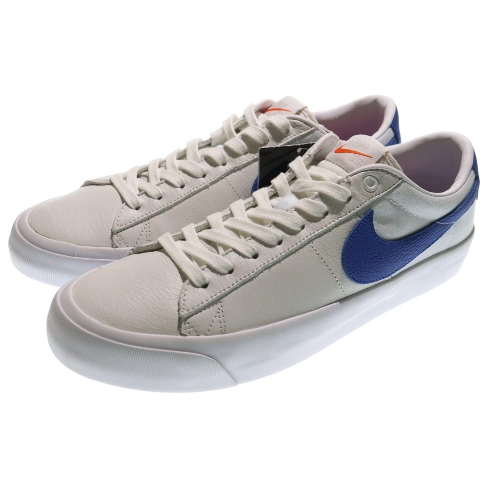 NIKE SB(ナイキエスビー) ORANGGE LABEL ZOOM BLAZER LOW DH5675-100 オレンジ レーベル ズーム ブレーザー ロー プロ GT ISO US10/28.0cm ホワイト/ブルー