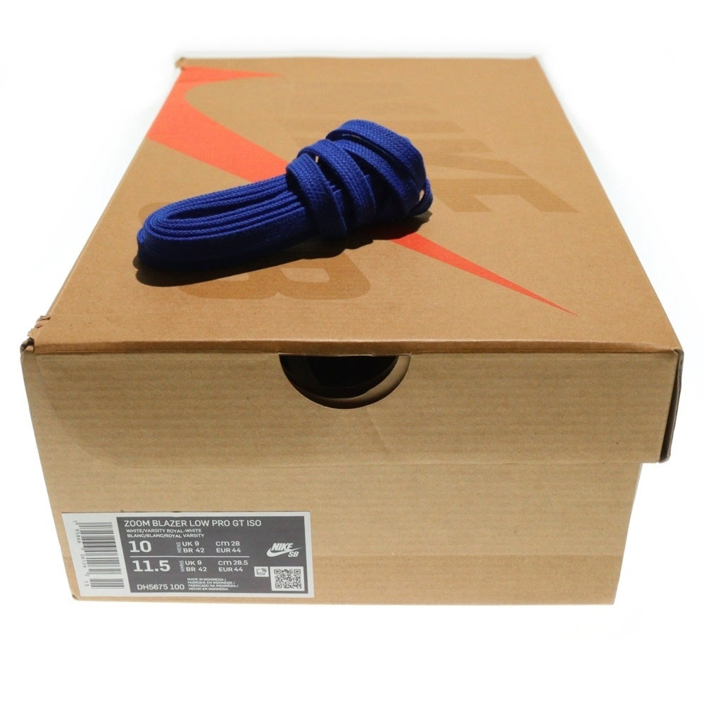 NIKE SB(ナイキエスビー) ORANGGE LABEL ZOOM BLAZER LOW DH5675-100 オレンジ レーベル ズーム ブレーザー ロー プロ GT ISO US10/28.0cm ホワイト/ブルー