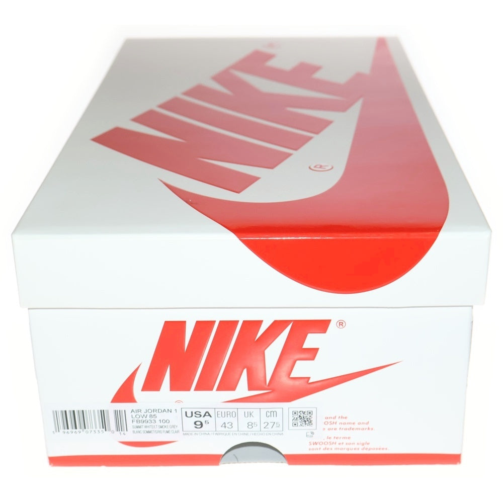 NIKE(ナイキ) AIR JORDAN 1 LOW 85 NEUTRAL GREY FB9933-100 エアジョーダン1 85 ニュートラルグレー ローカットスニーカー US9.5/27.5cm ホワイト