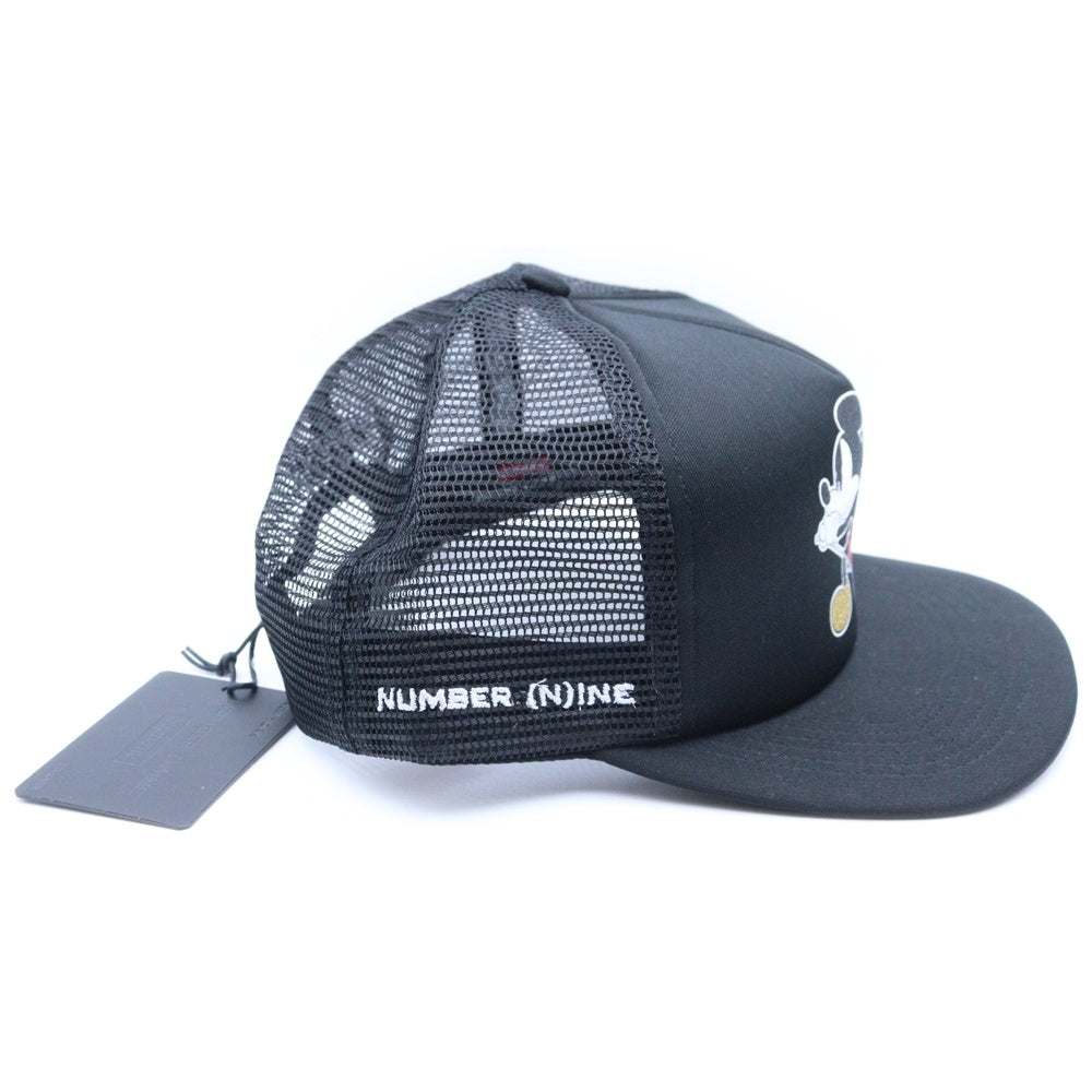 SUPREME(シュプリーム) 25AWxNumber (N)ine x Mickey Mouse Mesh Back 5-Panel ナンバーナイン ミッキーマウス メッシュバック キャップ ブラック