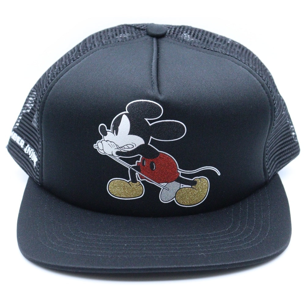 SUPREME(シュプリーム) 25AWxNumber (N)ine x Mickey Mouse Mesh Back 5-Panel ナンバーナイン ミッキーマウス メッシュバック キャップ ブラック