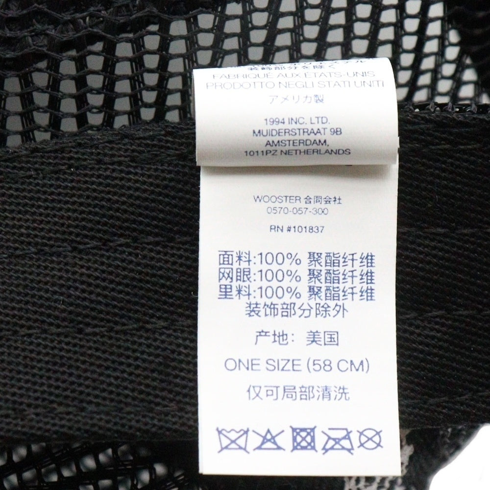 SUPREME(シュプリーム) 25AWxNumber (N)ine x Mickey Mouse Mesh Back 5-Panel ナンバーナイン ミッキーマウス メッシュバック キャップ ブラック