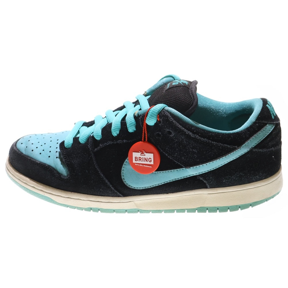 NIKE SB(ナイキエスビー) 【観賞用 2012年製】DUNK LOW CLEAR JADE 304292-030 ダンク クリア ジェイド ローカットスニーカー US9/27.0cm ブラック/ブルー
