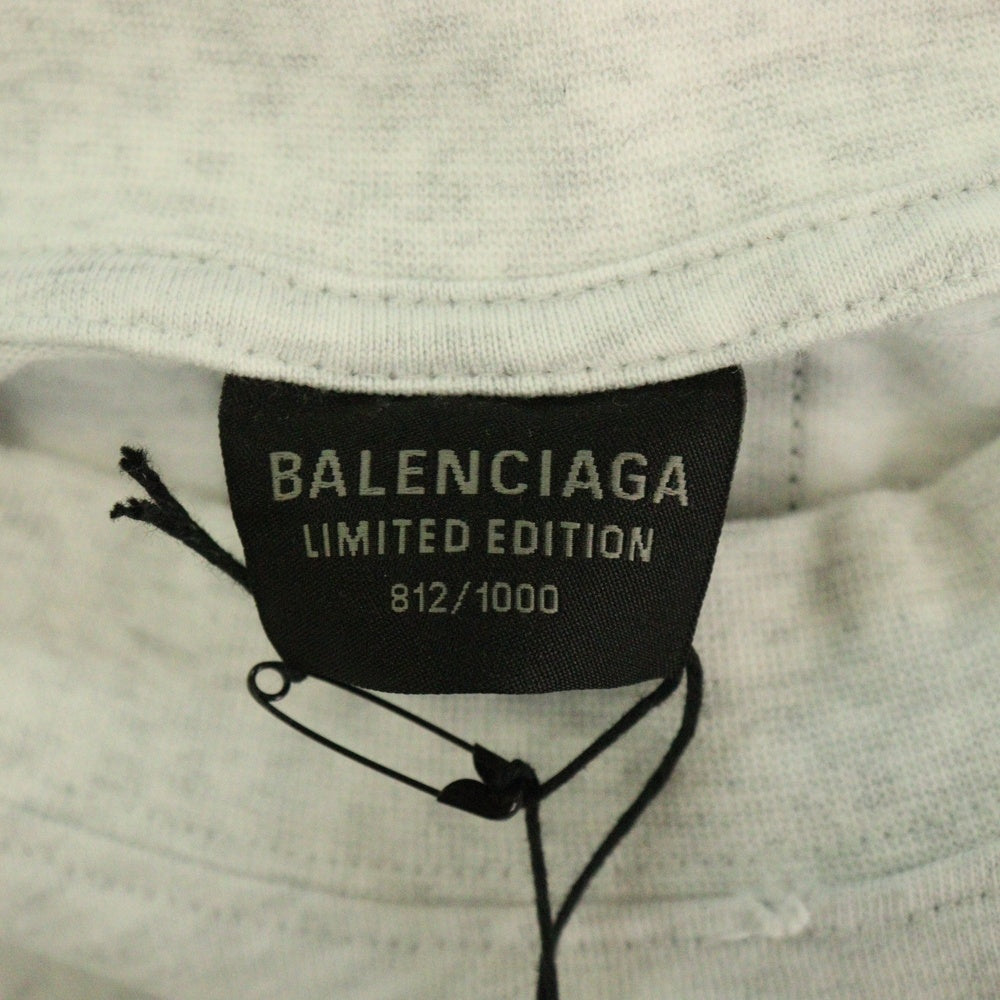 BALENCIAGA(バレンシアガ) 24SS Archive Oversized T-Shirt アーカイブシリーズ 半袖Tシャツ グレー 739028 TQVA1