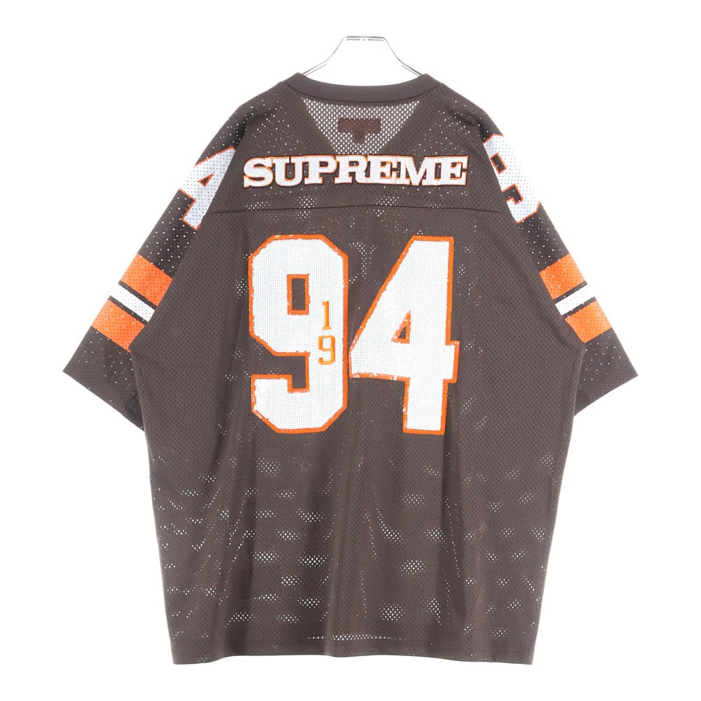 SUPREME(シュプリーム) 25AW Sequin Football Jersey シークイン フットボール ゲームシャツ