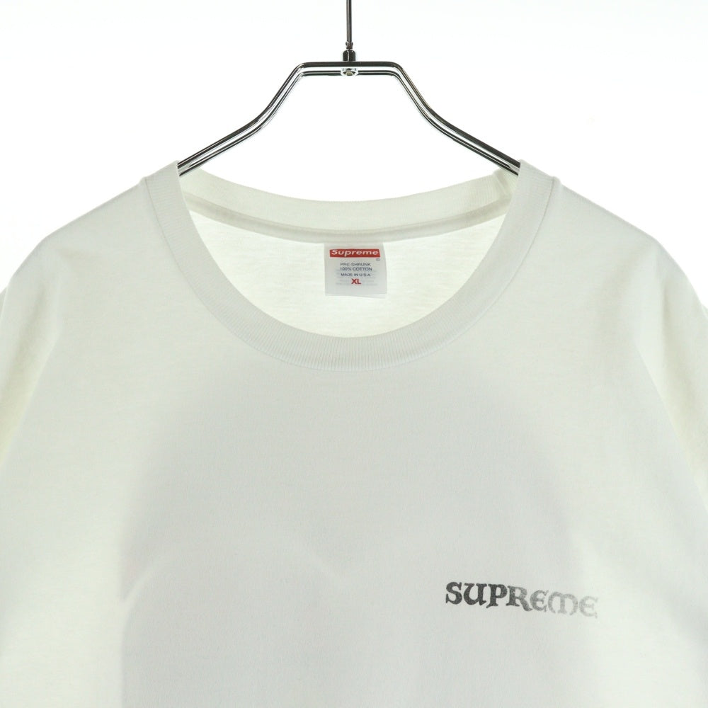 SUPREME(シュプリーム) 23AW Worship 両面プリント 半袖クルーネックTシャツ ホワイト