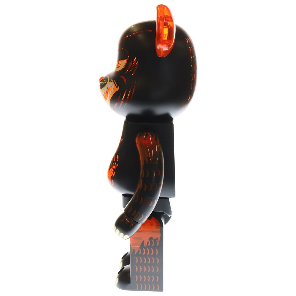MEDICOM TOY(メディコムトイ) BE@RBRICK ゴジラ VS デストロイア 1000% ベアブリック フィギュア 人形 ブラック/オレンジ