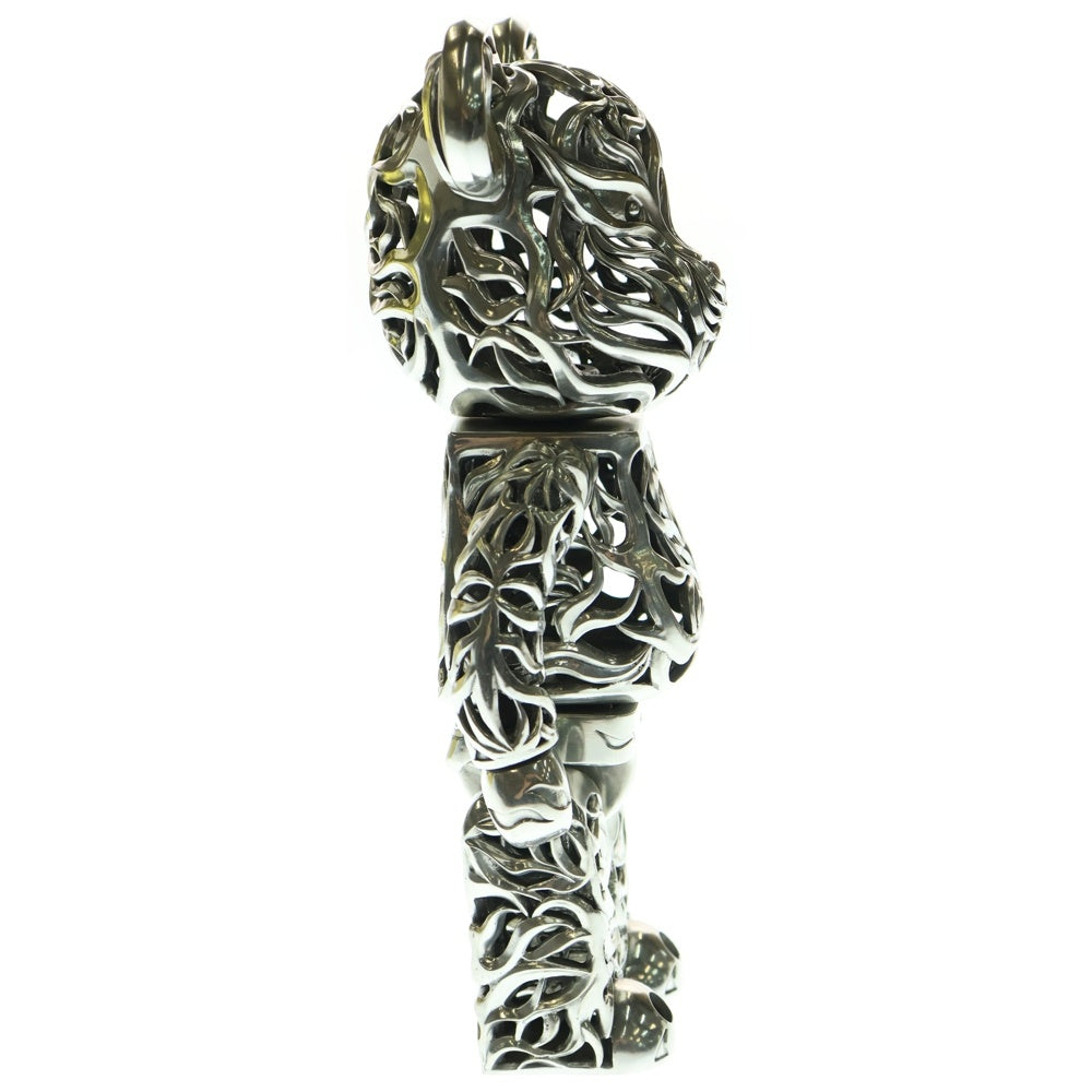 MEDICOM TOY(メディコムトイ) BE@RBRICK ROYAL SELANGOR TIGER 400% ベアブリック ロイヤル セランゴール タイガー フィギュア 人形 シルバー