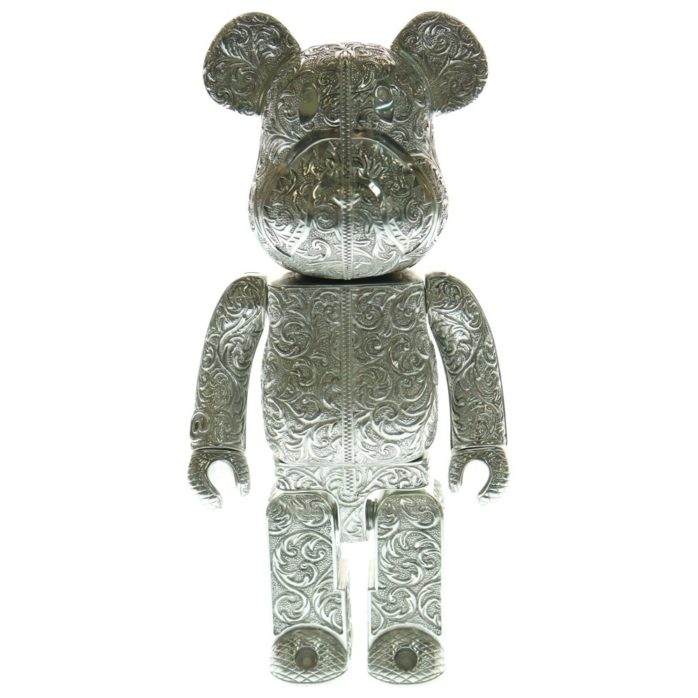 MEDICOM TOY(メディコムトイ) ×BAPE(R) ×ROYAL SELANGOR SHARK ベイプ アベイシングエイプ ロイヤル セランゴール ベアブリック シャーク フィギュア 人形 シルバー