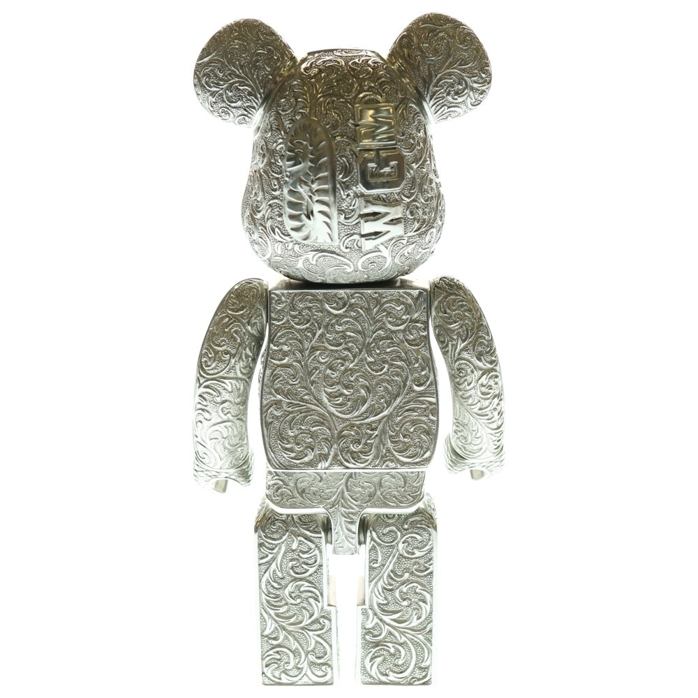 MEDICOM TOY(メディコムトイ) ×BAPE(R) ×ROYAL SELANGOR SHARK ベイプ アベイシングエイプ ロイヤル セランゴール ベアブリック シャーク フィギュア 人形 シルバー