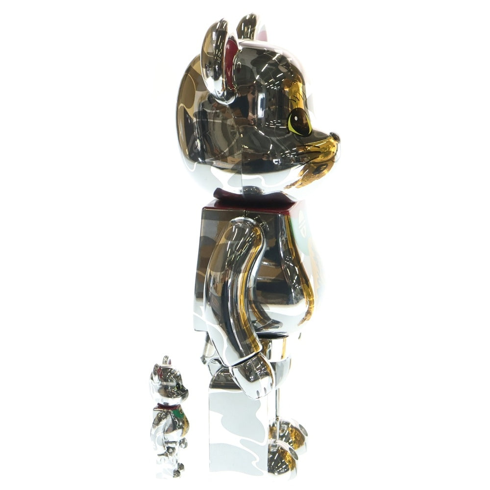 MEDICOM TOY(メディコムトイ) × BAPE(R) BE@RBRICK 招き猫 達磨 獅子舞 400%&100% ベアブリック ベイプ アベイシングエイプ 6体セット 人形 フィギュア マルチ