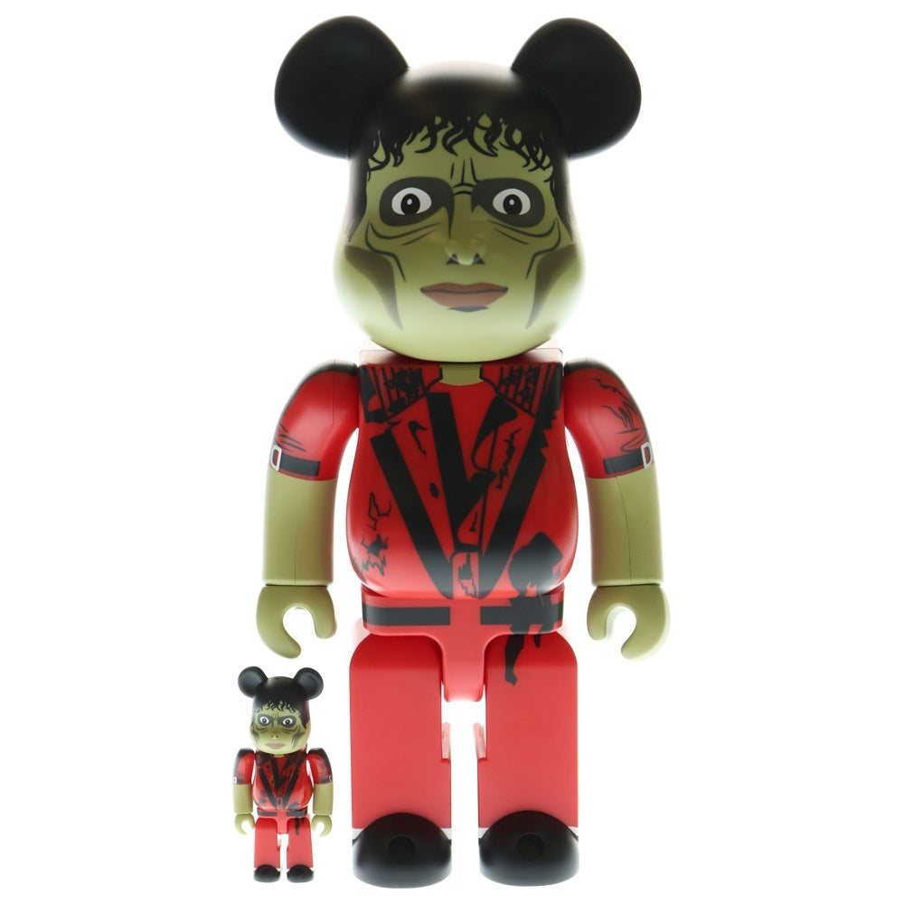 MEDICOM TOY(メディコムトイ) BE@RBRICK Michael Jackson Thriller Zombie 400%&100% ベアブリック マイケルジャクソン スリラー ゾンビ 人形 フィギュア レッド