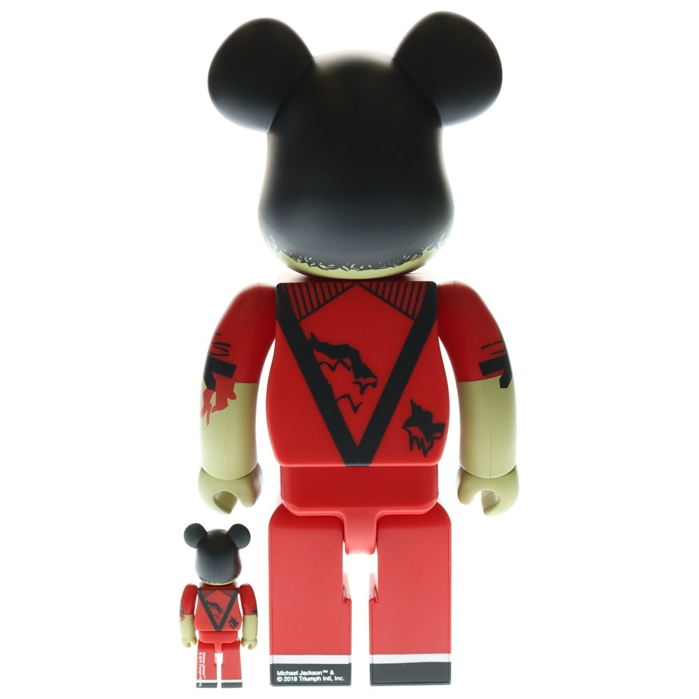 MEDICOM TOY(メディコムトイ) BE@RBRICK Michael Jackson Thriller Zombie 400%&100% ベアブリック マイケルジャクソン スリラー ゾンビ 人形 フィギュア レッド