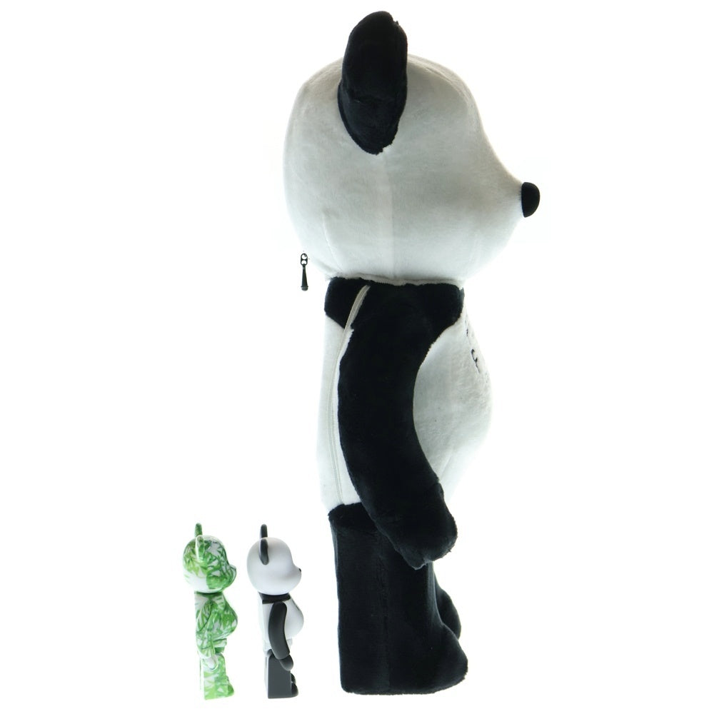 MEDICOM TOY(メディコムトイ) ×fragmentdesign BE@RBRICK PANDA 100% & 400% フラグメントデザイン ベアブリック パンダ 人形 フィギュア ブラック/ホワイト