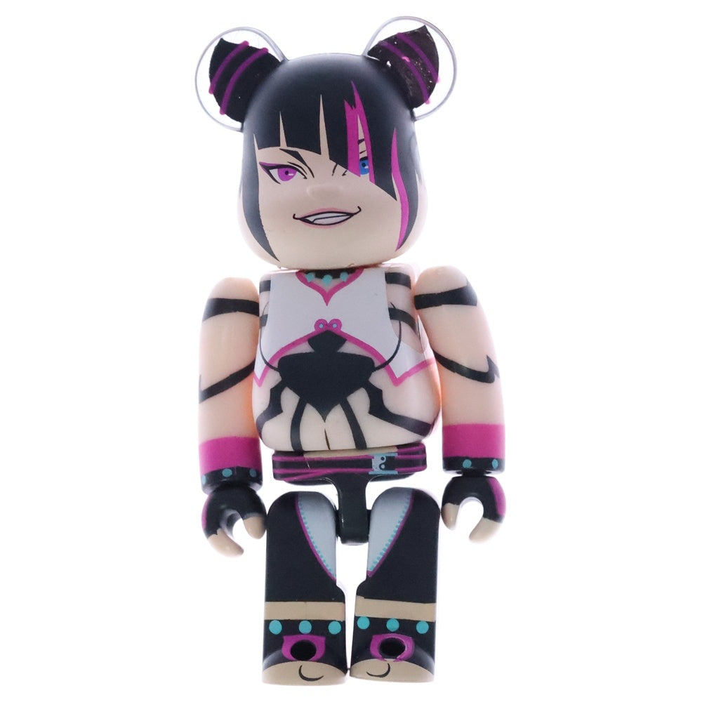 MEDICOM TOY(メディコムトイ) BE@RBRICK ストリートファイター6 ジュリ 100% ベアブリック フィギュア ブラック/パープル