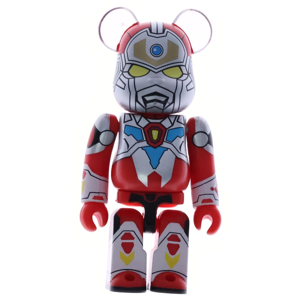MEDICOM TOY(メディコムトイ) BE@RBRICK 電光超人グリッドマン 100% ベアブリック フィギュア レッド/シルバー