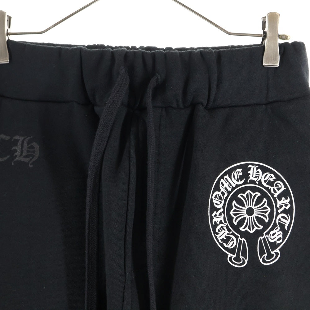 CHROME HEARTS(クロムハーツ) HORSESHOE SWEAT PANTS ホースシュープリント スウェットパンツ ブラック