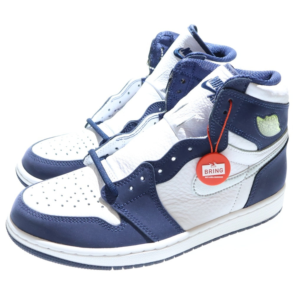 NIKE(ナイキ) AIR JORDAN 1 HIGH OG 2020 Midnight Navy DB5877-100 エアジョーダン 1 コンセプトジャパン ブリーフケース付き ハイカットスニーカー US8.5/26.5cm