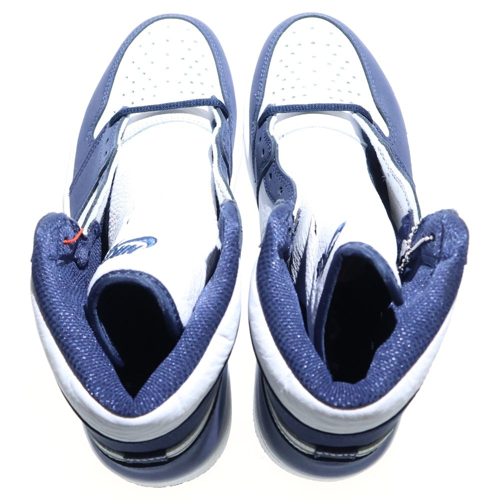 NIKE(ナイキ) AIR JORDAN 1 HIGH OG 2020 Midnight Navy DB5877-100 エアジョーダン 1 コンセプトジャパン ブリーフケース付き ハイカットスニーカー US8.5/26.5cm
