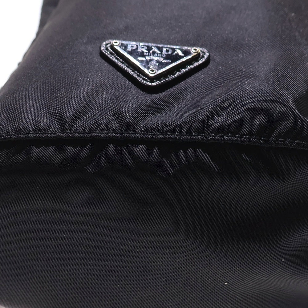 PRADA(プラダ) ナイロン 巾着ポーチ ハンドバッグ ブラック