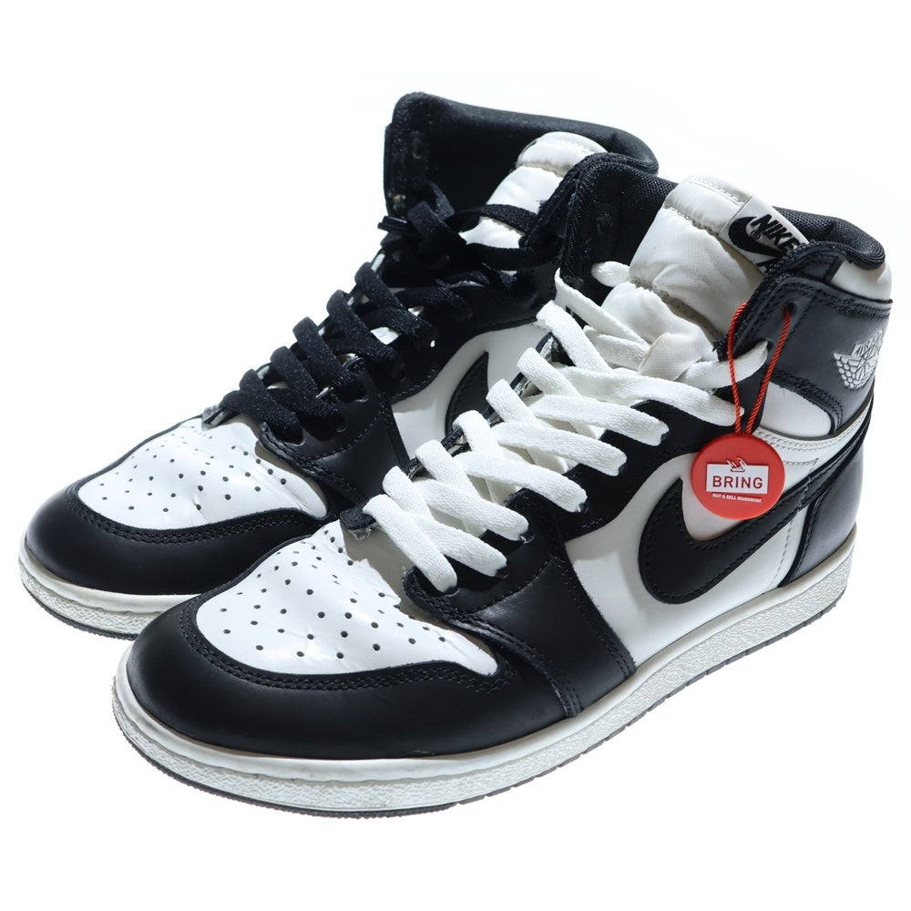 NIKE(ナイキ) AIR JORDAN 1 HIGH 85 BLACK/SUMMIT WHITE BQ4422-001 エアジョーダン ハイカットスニーカー US10/28.0cm ブラック/ホワイト
