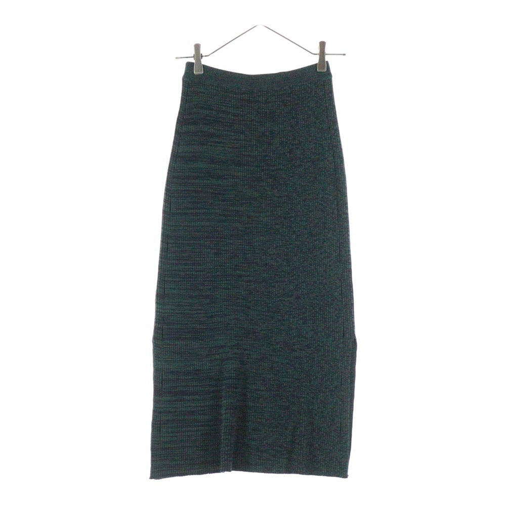 AURALEE(オーラリー) ウール ニット ロングスカート グリーン レディース A8AS03WR