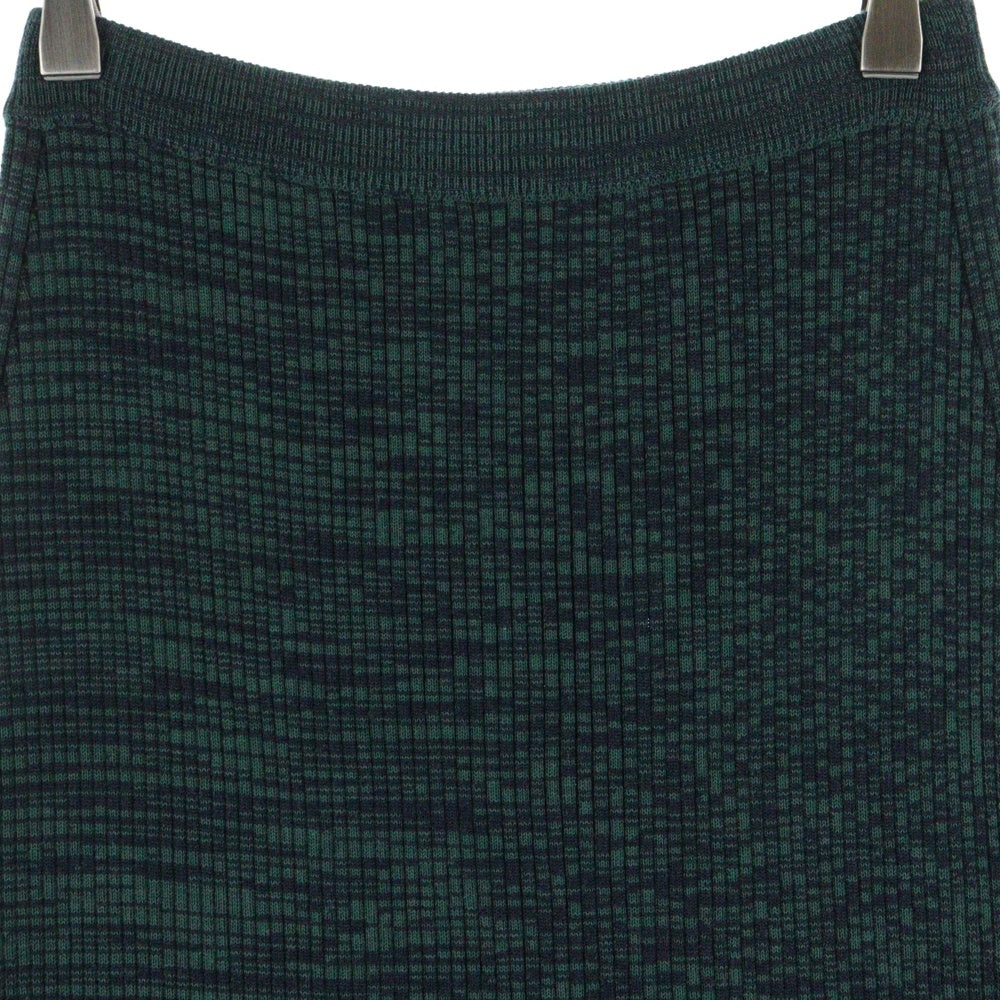 AURALEE(オーラリー) ウール ニット ロングスカート グリーン レディース A8AS03WR