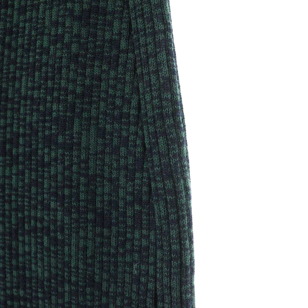 AURALEE(オーラリー) ウール ニット ロングスカート グリーン レディース A8AS03WR