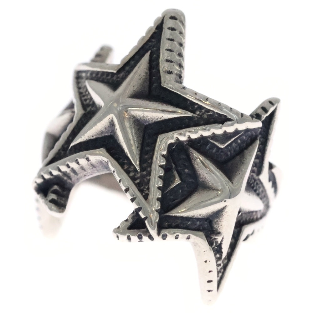 CODY SANDERSON(コディーサンダーソン) 3INTERLOCKING STAR RINGインターロッキング スター リング シルバー 13号