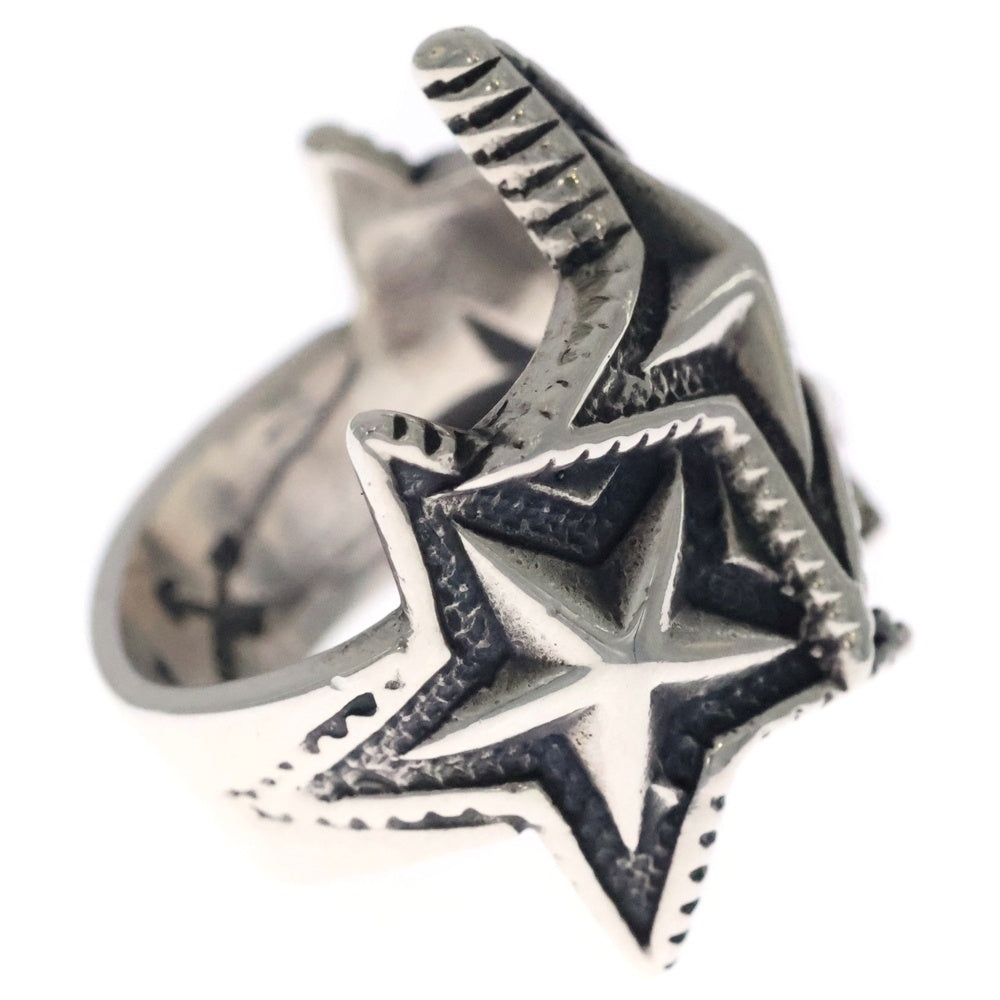 CODY SANDERSON(コディーサンダーソン) 3INTERLOCKING STAR RINGインターロッキング スター リング シルバー 13号