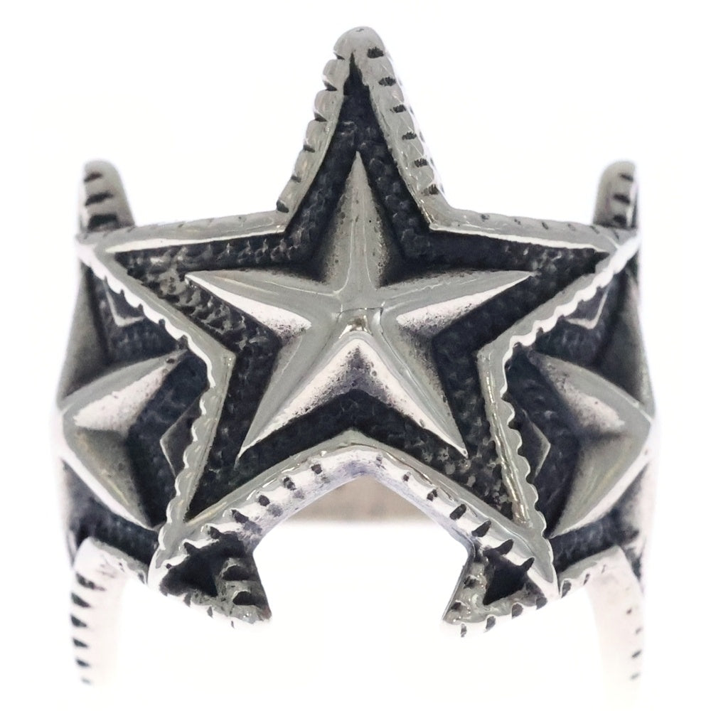 CODY SANDERSON(コディーサンダーソン) 3INTERLOCKING STAR RINGインターロッキング スター リング シルバー 13号