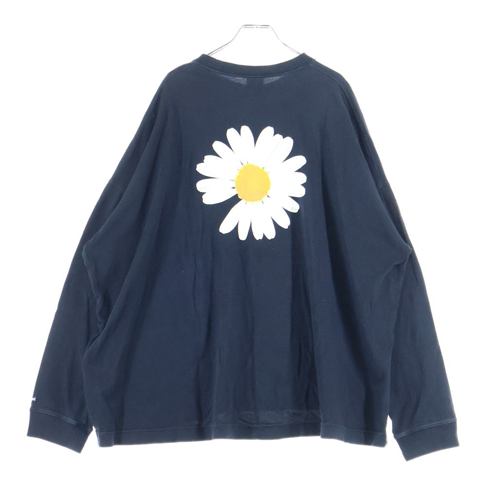 NIKE(ナイキ) ×peaceminusone NRG CF L/S T-SHIRT ピースマイナスワン ロゴ刺繍長袖Tシャツ ブラック DR0097-010