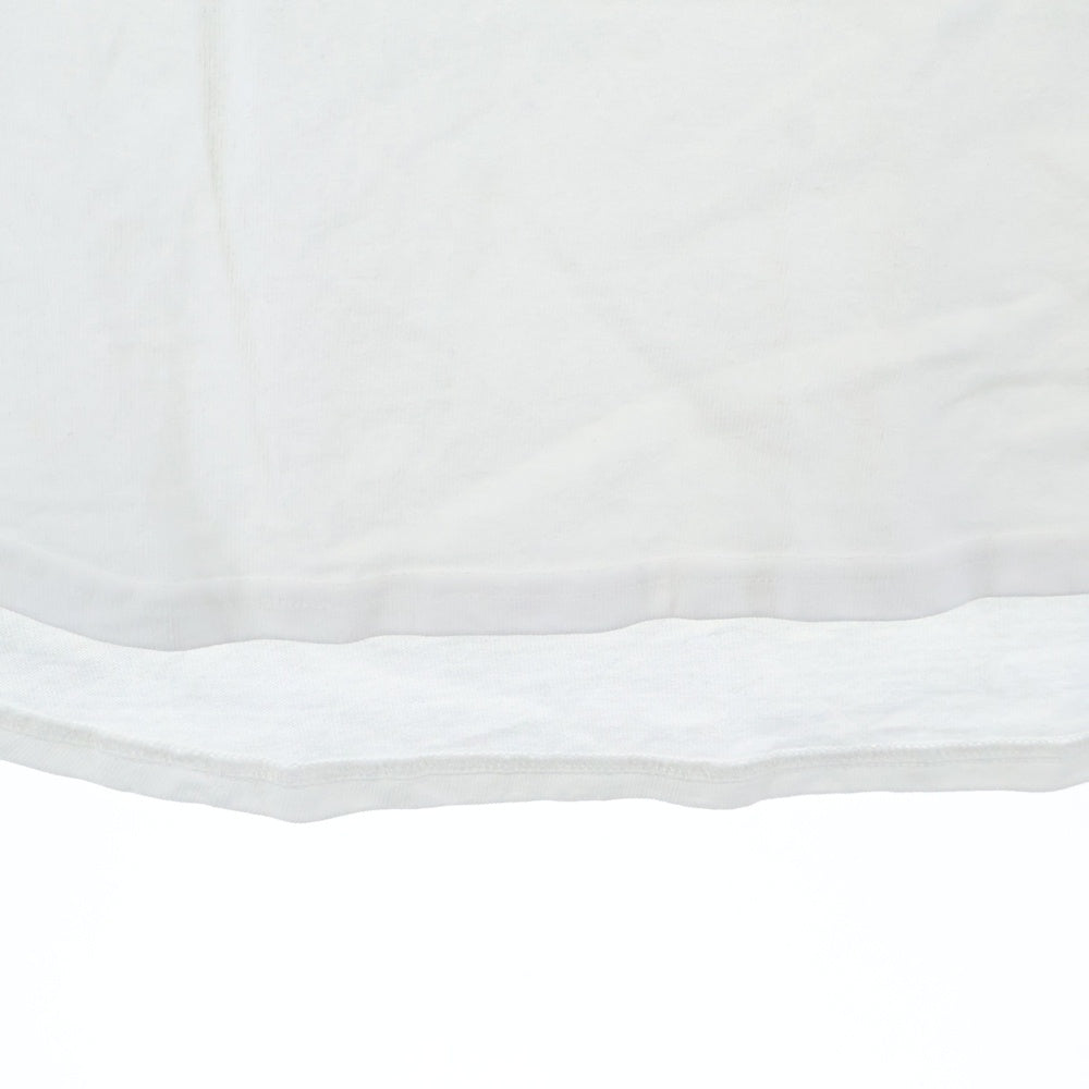 cvtvlist(カタリスト) ボーン フロント ロゴ クルーネック オーバーサイズ 半袖Tシャツ カットソー ホワイト