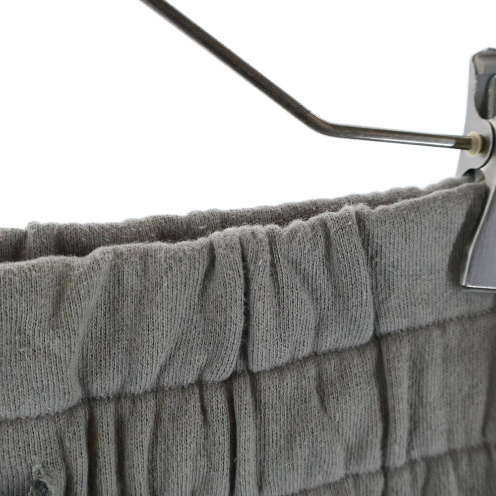 cvtvlist(カタリスト) フロントロゴ刺繍 スウェットハーフパンツ グレー 2301050401