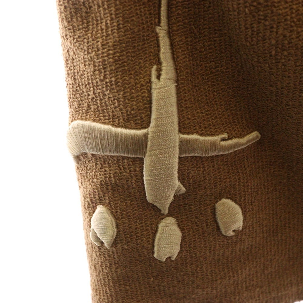 cvtvlist(カタリスト) 24SS ロゴ刺繍 スウェットショーツ ショートパンツ ブラウン 2401050401