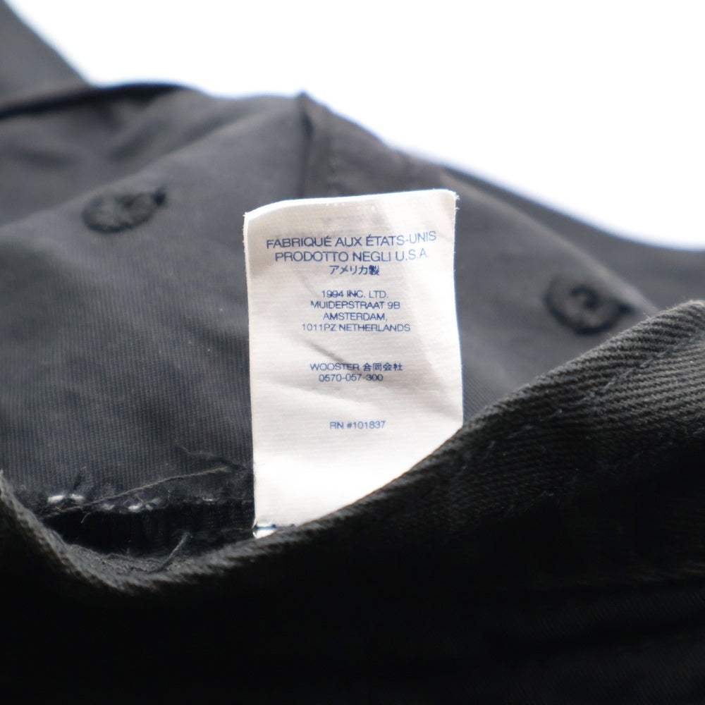 SUPREME(シュプリーム) ×BURBERRY 22SS Crusher Hat バーバリー クラッシャー フロントロゴ刺繍 バケットハット 帽子 ブラック