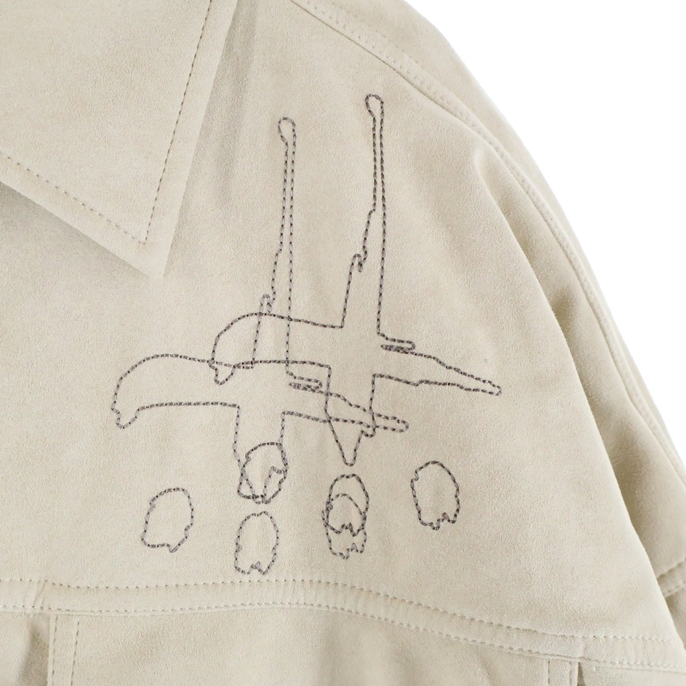 cvtvlist(カタリスト) 23AW ARTIFICIAL SUEDE SHIRT アーティフィカル フェイクスウェード 長袖シャツ ベージュ 2301010201