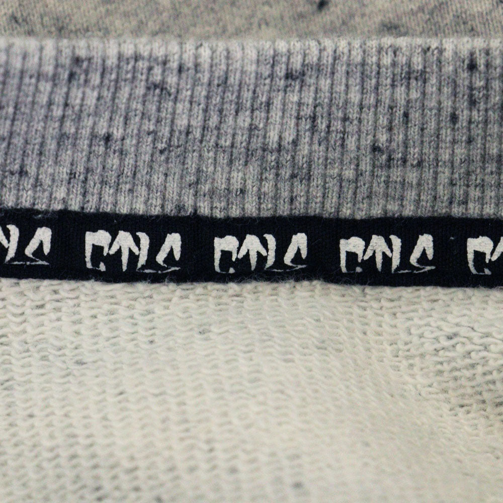 cvtvlist(カタリスト) 24SS ロゴ刺繍 クルーネック 半袖Tシャツ グレー 2401050301