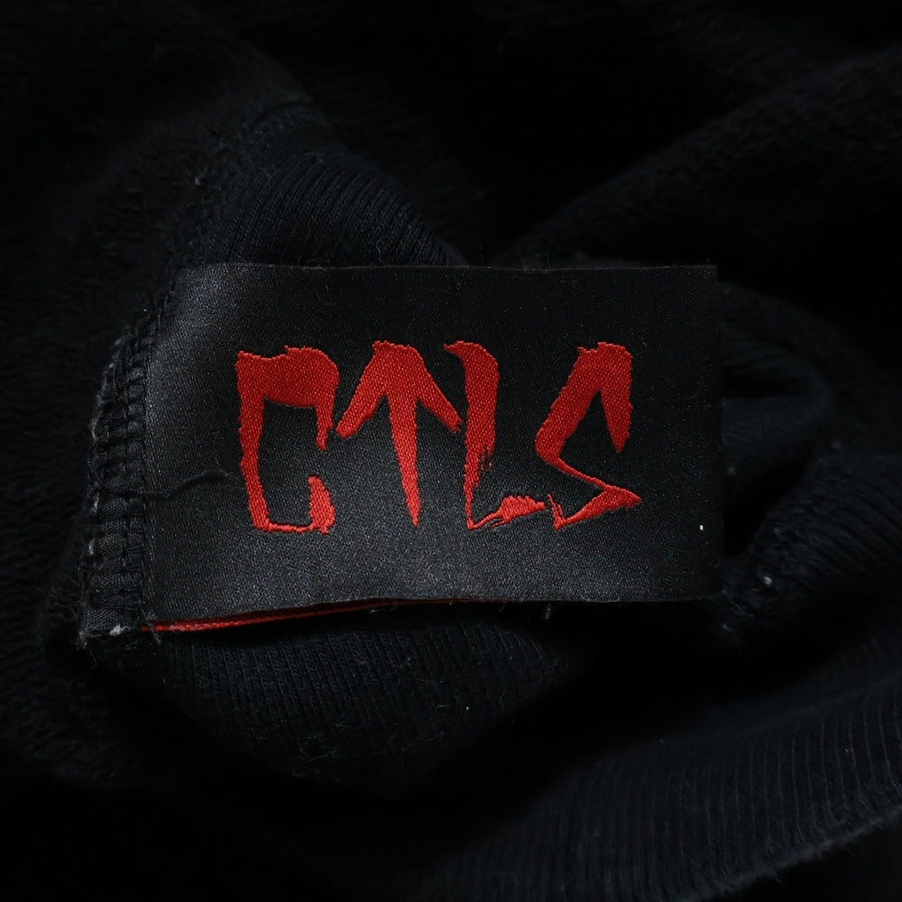 cvtvlist(カタリスト) 23SS CTLS USUAL SHORT SLEEVE HOODIE ショート スリーブ スウェット トレーナー フーディ ブラック 2301070302