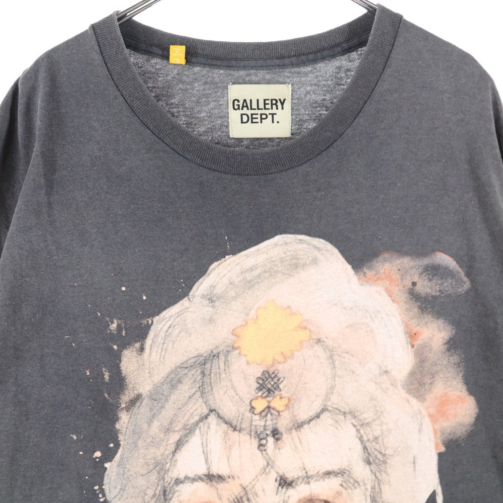 GALLERY DEPT.(ギャラリーデプト) ALONE IN SILENCE TEE 両面プリント Tシャツ 半袖カットソー グレー