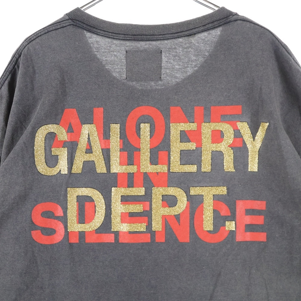 GALLERY DEPT.(ギャラリーデプト) ALONE IN SILENCE TEE 両面プリント Tシャツ 半袖カットソー グレー
