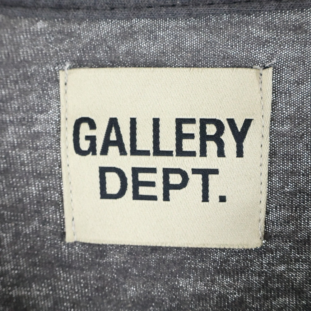 GALLERY DEPT.(ギャラリーデプト) ALONE IN SILENCE TEE 両面プリント Tシャツ 半袖カットソー グレー