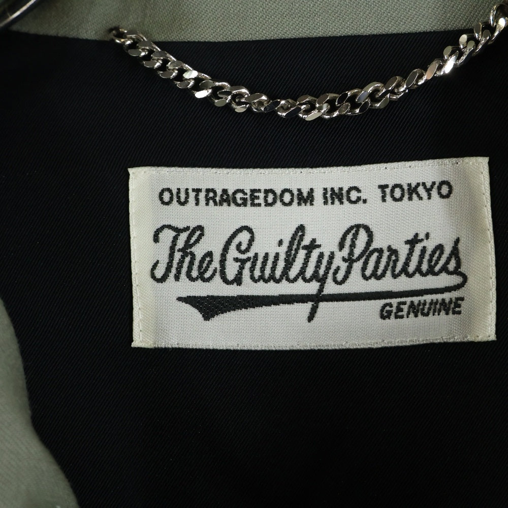 WACKO MARIA(ワコマリア) ×DORMEUIL ドーメル ウール ジップアップジャケット カーキ