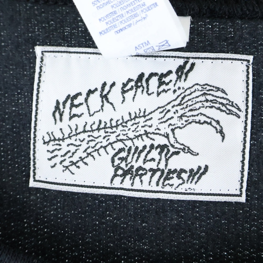 WACKO MARIA(ワコマリア) ×NECK FACE CREW NECK SWEAT SHIRT JERZEES WM-SS24 ネックフェイス クルーネック スウェット トレーナー ブラック