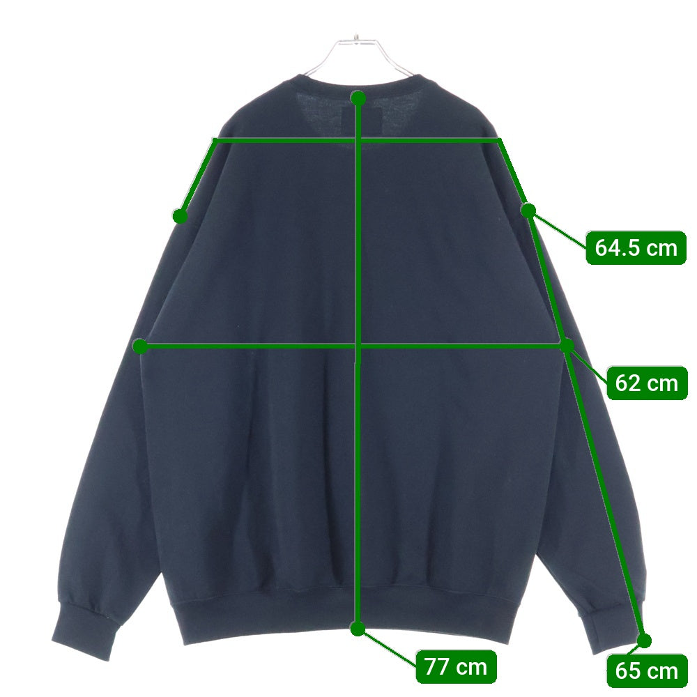 WACKO MARIA(ワコマリア) ×NECK FACE CREW NECK SWEAT SHIRT JERZEES WM-SS24 ネックフェイス クルーネック スウェット トレーナー ブラック