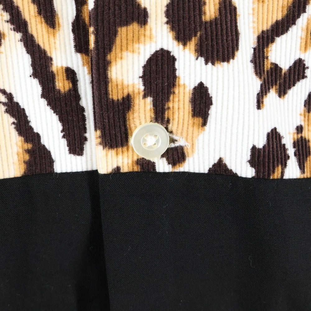 WACKO MARIA TWO-TONE 50's SHIRT レオパード s