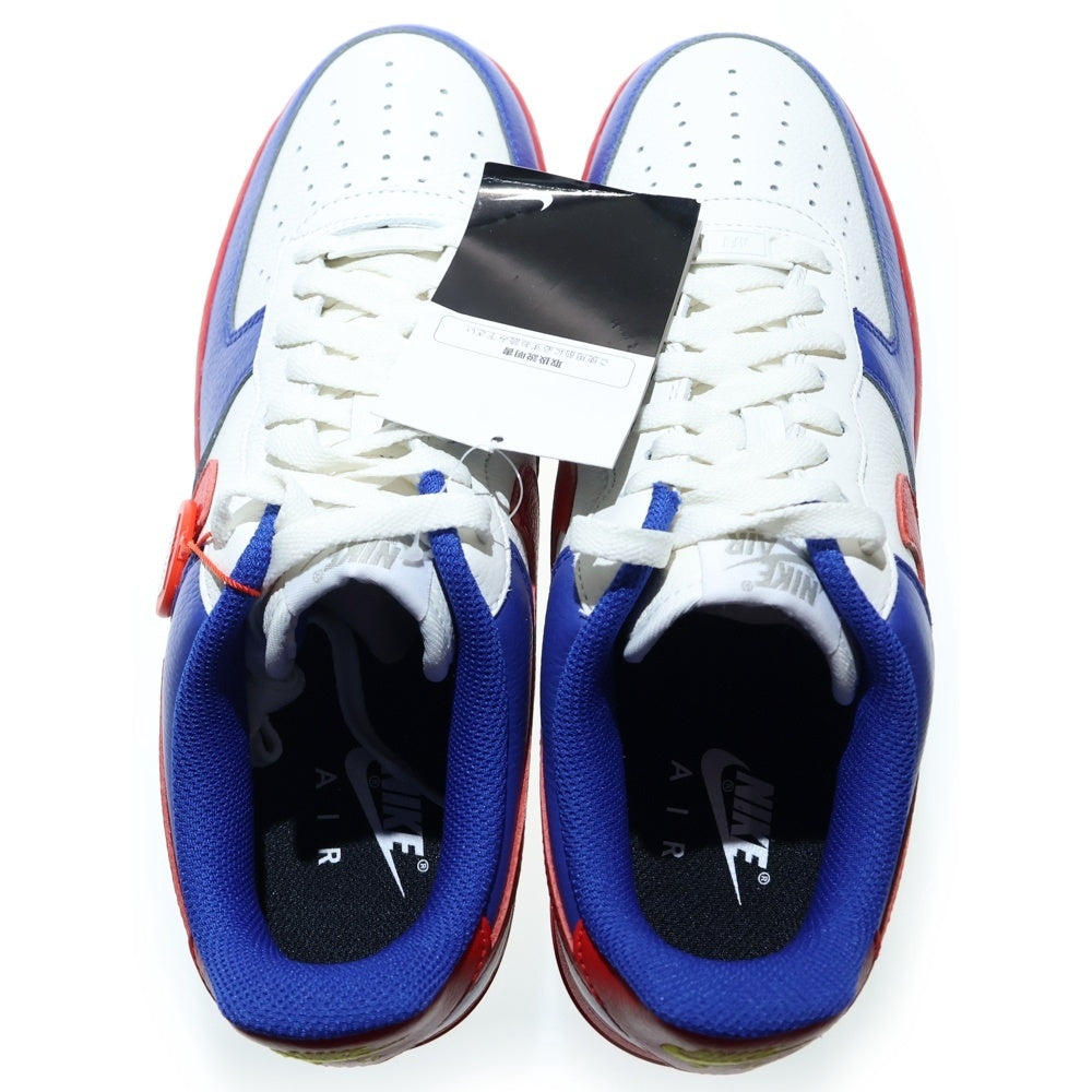 NIKE(ナイキ) AIR FORCE 1 BY YOU DV3892-900 エアフォース1 バイユー ローカットスニーカー US9/27.0cm レッド/ブルー/ホワイト