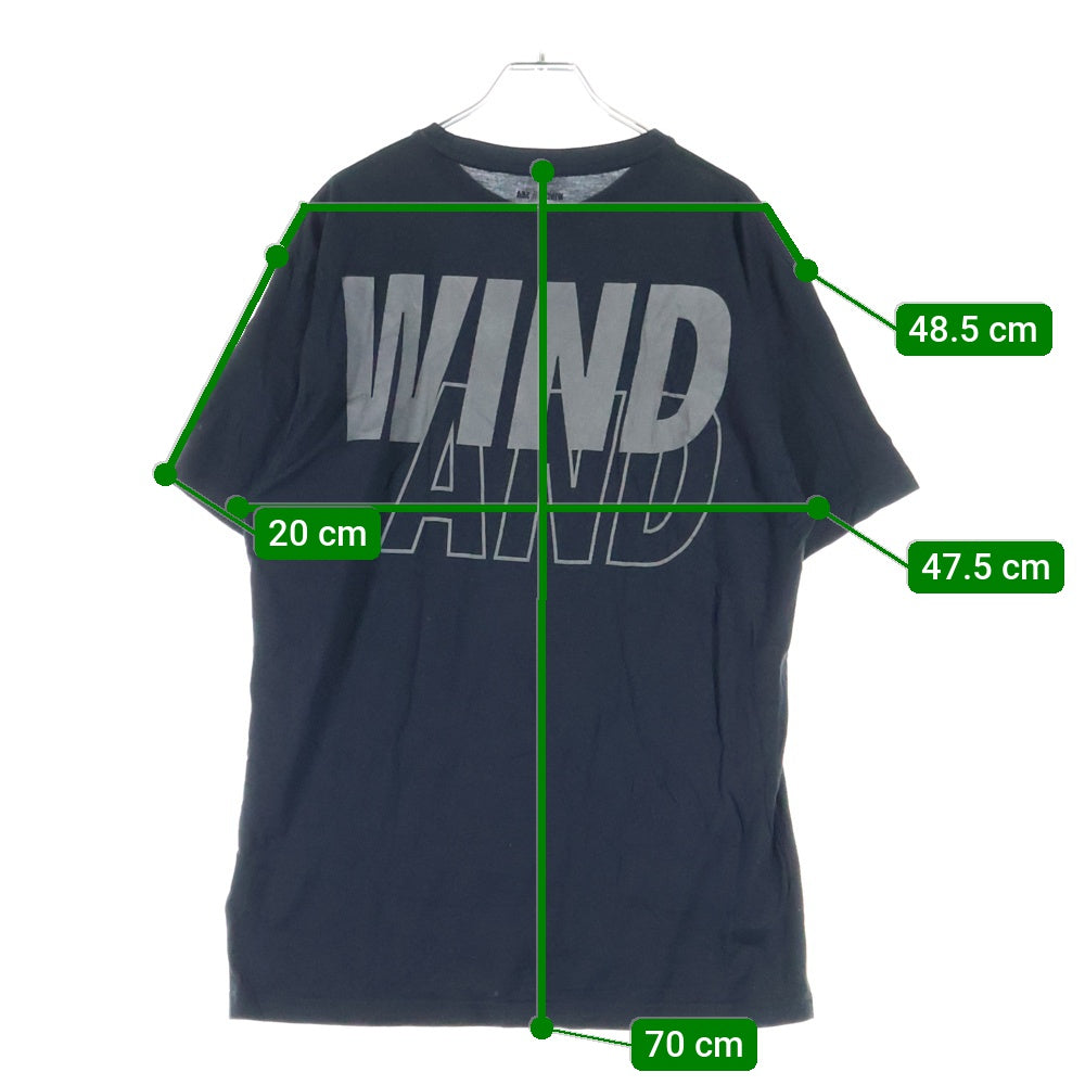 WIND AND SEA(ウィンダンシー) 両面プリントTシャツ クルーネック半袖カットソー