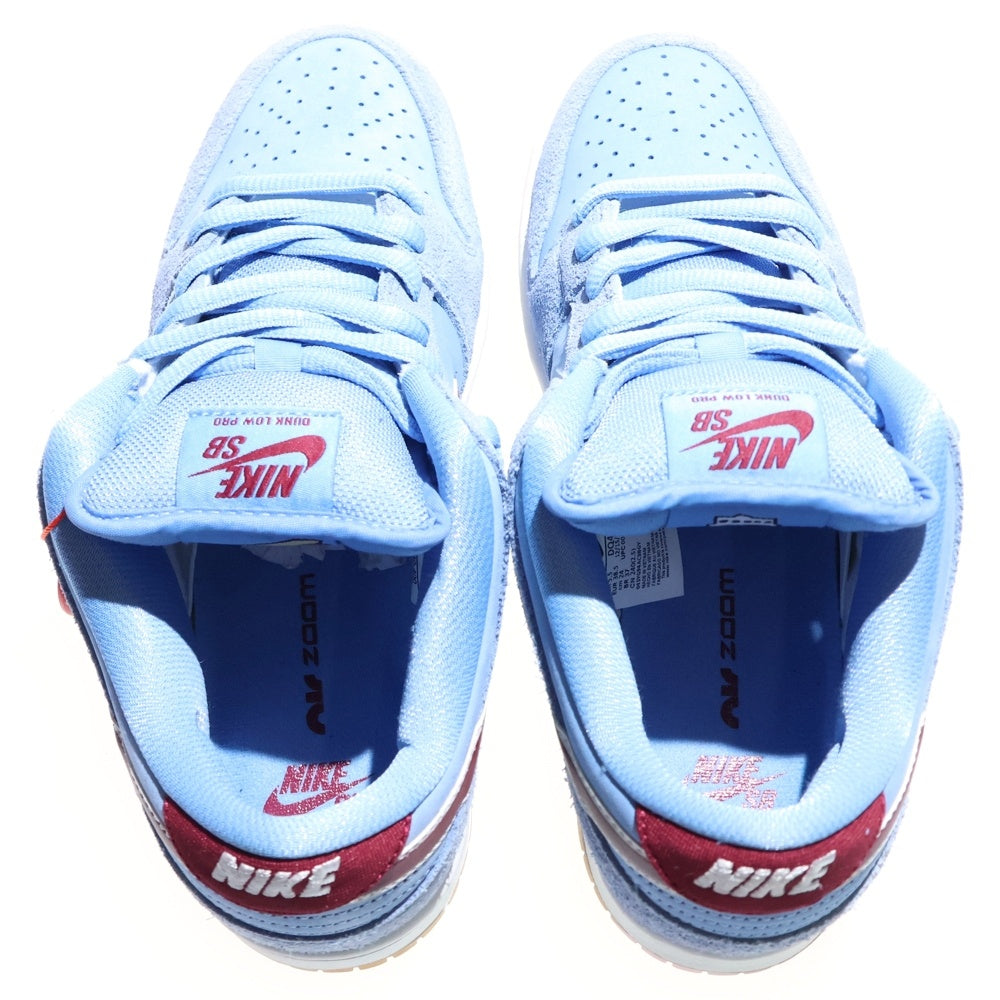 NIKE SB(ナイキエスビー) DUNK LOW PRO PHILADELPHIA PHILLIES DQ4040-400 ダンクロー プロ フィラデルフィア フィリーズ ローカットスニーカー US6/24.0cm ブルー レディース