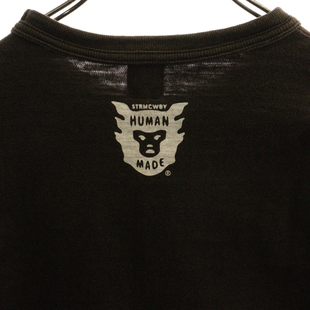 HUMAN MADE(ヒューマンメイド) タイガー プリント 半袖Tシャツ コットン ブラック